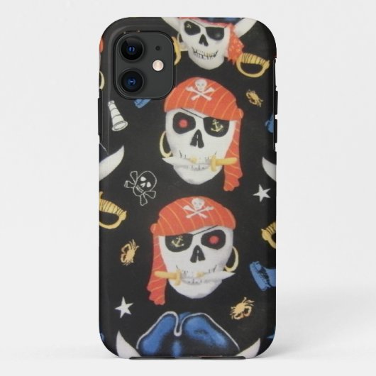 ジョリーロジャーパイレーツスカル Case-Mate iPhoneケース (裏面)