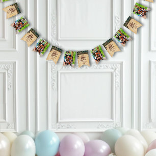 ジョリーロジャーパイレーツ誕生日パーティー バンティングフラッグ