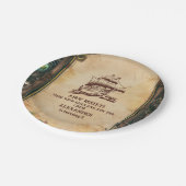 ジョリーロジャーパイレーツ誕生日パーティー ペーパープレート (アングル)