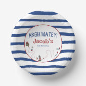 ジョリーロジャーパイレーツ誕生日パーティー ペーパーボウル (正面)