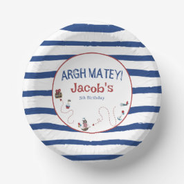 ジョリーロジャーパイレーツ誕生日パーティー ペーパーボウル