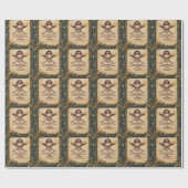 ジョリーロジャーパイレーツ誕生日パーティー ラッピングペーパー (フラット)