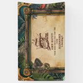 ジョリーロジャーパイレーツ誕生日パーティー 横断幕 (縦)