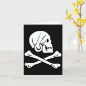 ジョリーロジャーヘンリー全海賊旗 カード (黄色い花)