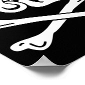 ジョリーロジャーヘンリー全海賊旗 ポスター (角)