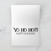 ジョリーロジャーホリデーグリーティングカード シーズンカード (内部)