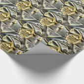 ジョリーロジャー海賊宝箱 ラッピングペーパー (角)