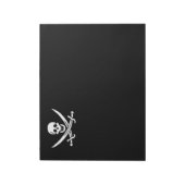 ジョリーロジャー海賊旗 ノートパッド (回転)