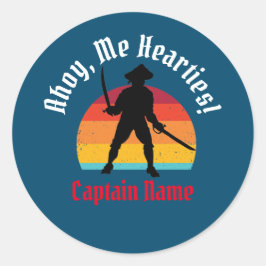 ジョリーロジャー・アホイ元気だ！ ラウンドシール