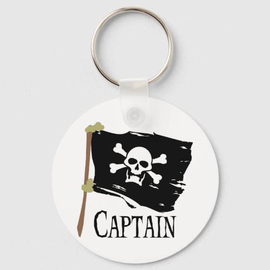 ジョリーロジャー・キャプテン キーホルダー (正面)