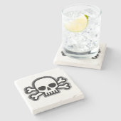 ジョリーロジャー ストーンコースター (横)