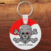 ジョリーロジャー・海賊 キーホルダー (正面)