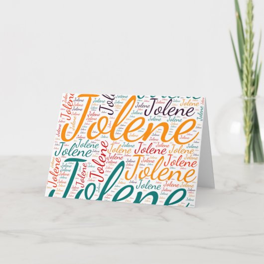 ジョリーン カード (正面)