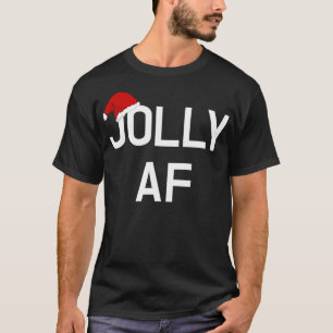 ジョリーAFサンタハット 笑える不適切なクリスマスパーティーグッズ Tシャツ