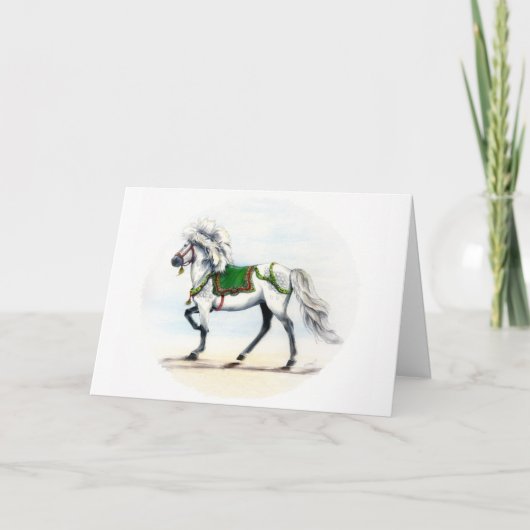 ジョルアイスランドホースホリデー シーズンカード (正面)