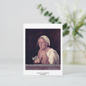 ジョルギオーネのポートレート ポストカード (スタンド正面)