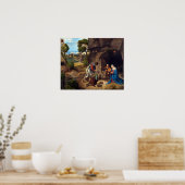 ジョルギオーネの羊飼いの崇拝 ポスター (キッチン)