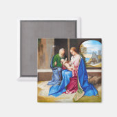 ジョルギオーネ聖家族(1500) マグネット (正面/裏面)