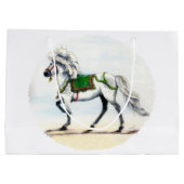 ジョルクリスマスアイスランドホース ラージペーパーバッグ (裏面)