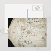 ジョルジェアギアの地図 – 1492 ポストカード (正面/裏面)