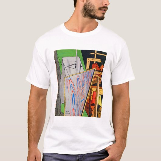 ジョルジオデチリコメタフィシャルインテリアI Tシャツ (正面)