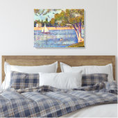 ジョルジュスウラザセーヌラグランデジャット キャンバスプリント (インサイチュ (寝室))