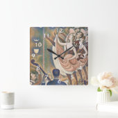 ジョルジュスウラットルチャッハット スクエア壁時計 (ホーム)