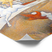 ジョルジュスシュラットザサーカス1891 ポスター (角)