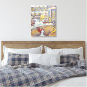 ジョルジュスシュラットザサーカス キャンバスプリント (インサイチュ (寝室))