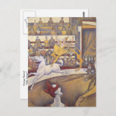 ジョルジュスシュラットザサーカス ポストカード (正面/裏面)