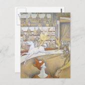 ジョルジュスシュラットザサーカス ポストカード (正面/裏面)