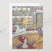 ジョルジュスシュラットザサーカス 招待状 (正面/裏面)