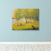 ジョルジュスシュラト勉強A Sunday on La Grande キャンバスプリント (インサイチュ (ウッドフロア))