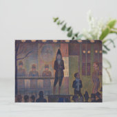 ジョルジュスジュラートサーカススライドショー 招待状 (スタンド正面)