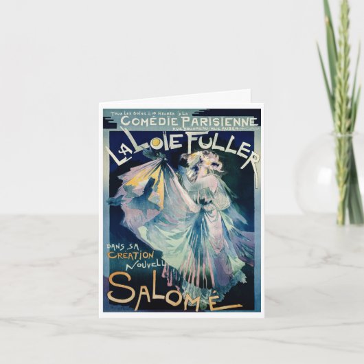 ジョルジュドゥフェールアールヌーボーカード カード (正面)