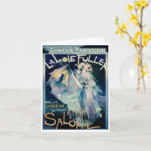 ジョルジュドゥフェールアールヌーボーカード カード (黄色い花)