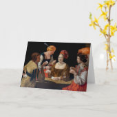 ジョルジュドゥラツアー – ダイヤモンドのエースでカンニング カード (黄色い花)