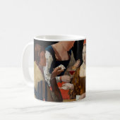 ジョルジュドゥラツアー – ダイヤモンドのエースでカンニング コーヒーマグカップ (正面左)