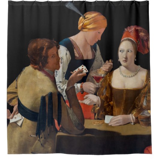 ジョルジュドゥラツアー – ダイヤモンドのエースでカンニング シャワーカーテン (正面)