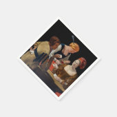 ジョルジュドゥラツアー – ダイヤモンドのエースでカンニング スタンダードカクテルナプキン (角)