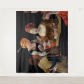 ジョルジュドゥラツアー – ダイヤモンドのエースでカンニング タペストリー (正面)