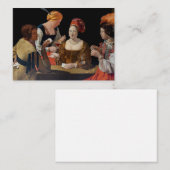 ジョルジュドゥラツアー – ダイヤモンドのエースでカンニング ノートカード (正面/裏面)