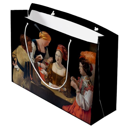 ジョルジュドゥラツアー – ダイヤモンドのエースでカンニング ラージペーパーバッグ (裏面アングル)