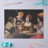 ジョルジュドゥラツアー – ダイヤモンドのエースでカンニング 薄葉紙 (クラフト)