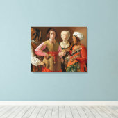 ジョルジュドゥラツアー – 占い師 キャンバスプリント (インサイチュ (ウッドフロア))