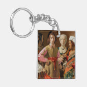 ジョルジュドゥラツアー – 占い師 キーホルダー (正面左)