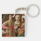 ジョルジュドゥラツアー – 占い師 キーホルダー (裏面)