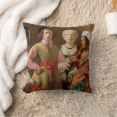 ジョルジュドゥラツアー – 占い師 クッション (ブランケット)