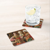 ジョルジュドゥラツアー – 占い師 スクエアペーパーコースター (インサイチュ)
