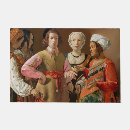 ジョルジュドゥラツアー – 占い師 ドアマット (正面)